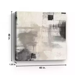 New Kirklands Home Subtle Shadow Abstract Canvas Art Print