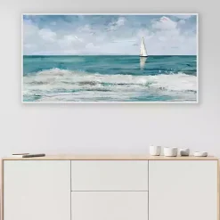 Hot Kirklands Home Summer Cay Panel Framed Canvas Art Print