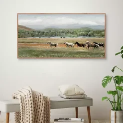 Clearance Kirklands Home Summer Herd Framed Canvas Art Print