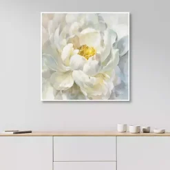 Outlet Kirklands Home Summer Joy I Framed Canvas Art Print White