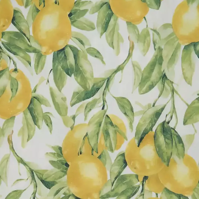 Outlet Kirklands Home Sunny Lemon Print Table Runner