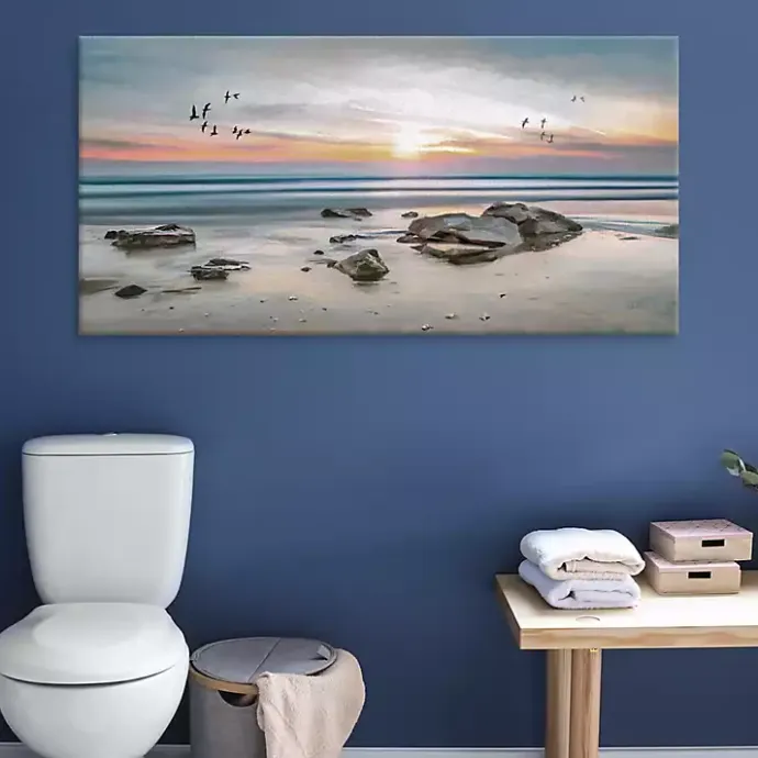 Clearance Kirklands Home Sunset Flight Giclee Canvas Art Print
