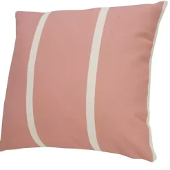 Kirklands Home Sunset Pink Double Stripe Outdoor Pillow