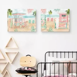 Discount Kirklands Home Surfs Up Canvas Art Prints, Set 2
