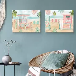 Discount Kirklands Home Surfs Up Canvas Art Prints, Set 2