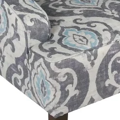 Best Kirklands Home Suri Blue Swoop Accent Chair