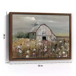 Best Kirklands Home Swatland Wildflower Barn Framed Canvas Art Print
