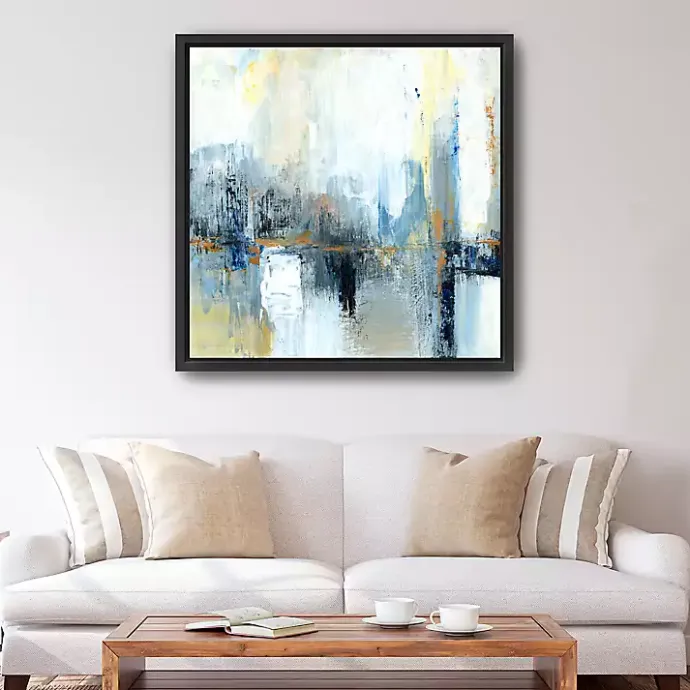 Sale Kirklands Home Sweeping the City Framed Canvas Art Print