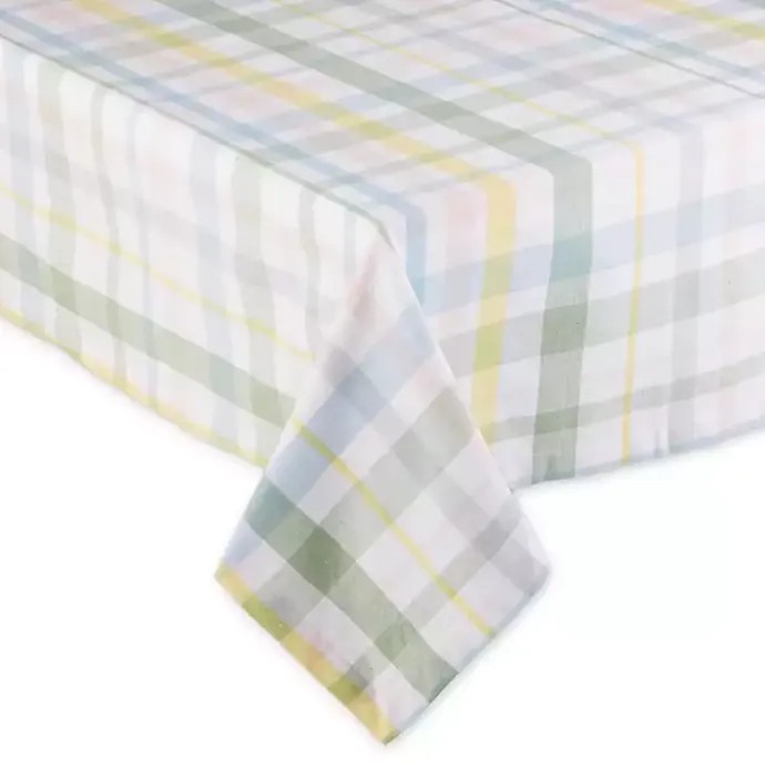 Kirklands Home Sweet Spring Plaid Tablecloth, 52 in. Multi