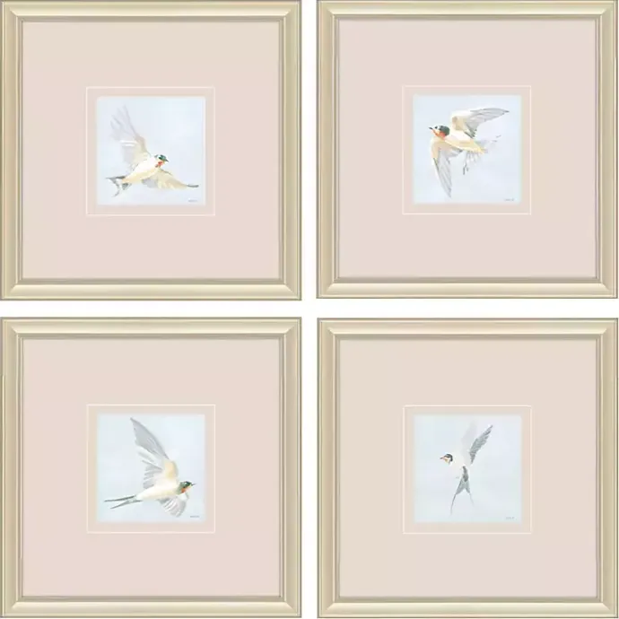 Online Kirklands Home Swift Birds Framed Art Prints, Set of 4