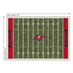 Online Kirklands Home Tampa Bay Buccaneers Home Field Area Rug, 6x8