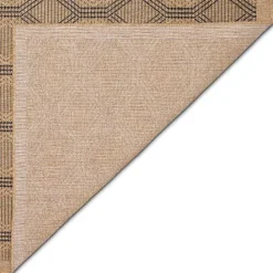Clearance Kirklands Home Tan & Black Diamonds Indoor/Outdoor Area Rug, 7x9