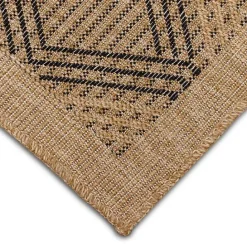 Clearance Kirklands Home Tan & Black Diamonds Indoor/Outdoor Area Rug, 7x9
