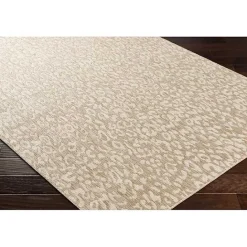 Kirklands Home Tan Amur Outdoor Rug, 7x10