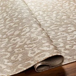 Outlet Kirklands Home Tan Amur Outdoor Rug, 9x12