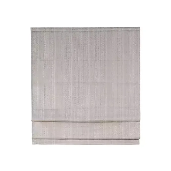 Online Kirklands Home Basketweave Cordless Roman Shade, 31 in. Tan