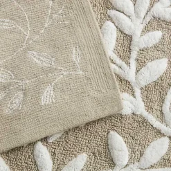Clearance Kirklands Home Tan Botanical Cotton Bath Mat, 60 in.