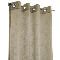 Clearance Kirklands Home Boucle Sheer Single Curtain Panel, 108 in. Tan