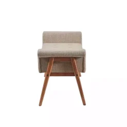 Best Kirklands Home Button Tufted Wood Bench Tan