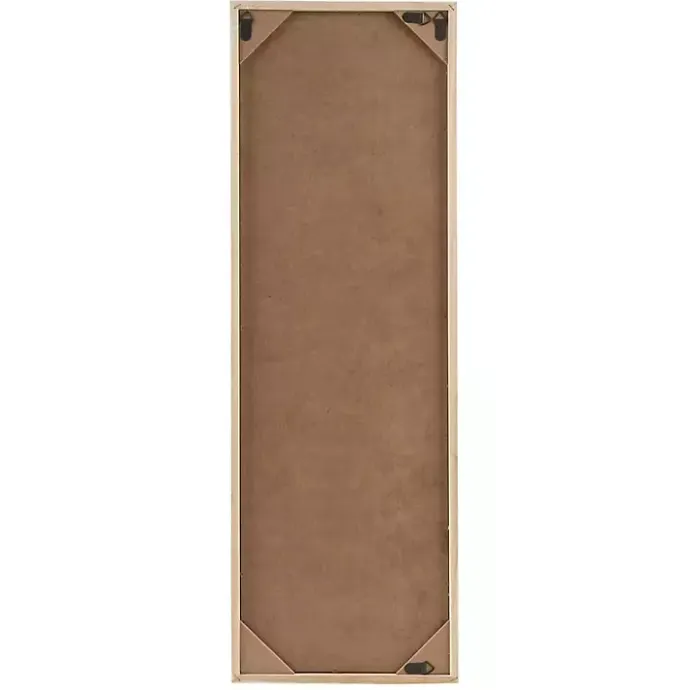 Best Kirklands Home Carved Wood Laurel Branches Panel Wall Plaque Tan
