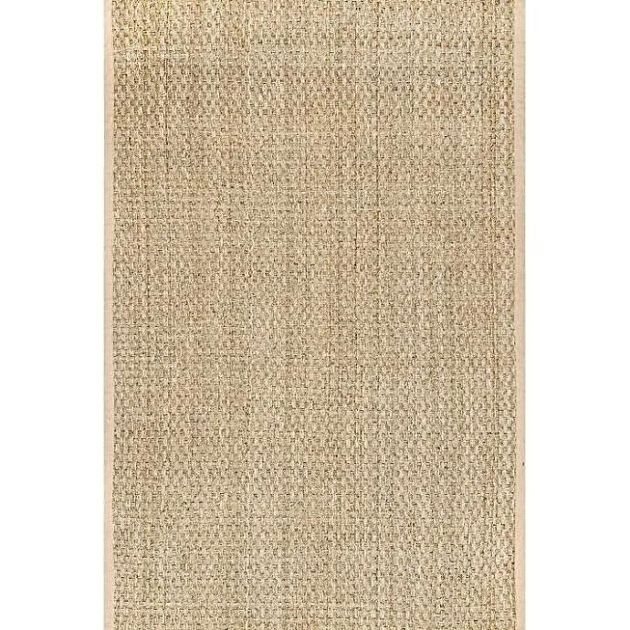 Online Kirklands Home Checker Weave Seagrass Area Rug, 5x8 Tan