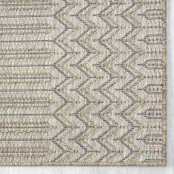 Hot Kirklands Home Chevron Indoor/Outdoor Area Rug, 7x9 Tan