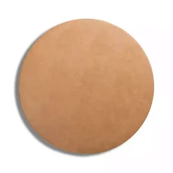 Online Kirklands Home Faux Leather Round Placemat Tan