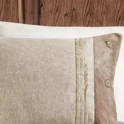 Outlet Kirklands Home Faux Suede 7-pc. King Comforter Set Tan