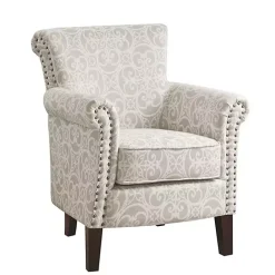 Online Kirklands Home Fretwork Accent Club Chair Tan