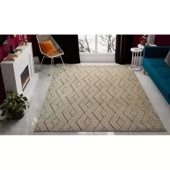 Online Kirklands Home Modern Chevron Area Rug, 5x7 Tan