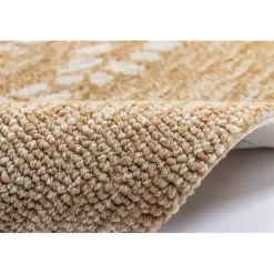 Best Kirklands Home Nautical Rope Indoor/Outdoor Area Rug, 2x3 Tan
