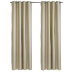 Outlet Kirklands Home Newberry Blackout Curtain Panel, 63 in. Tan