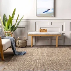 Outlet Kirklands Home Nona Emily Henderson x RugsUSA Area Rug, 10x14 Tan
