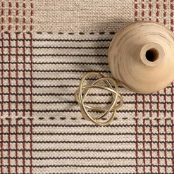 Discount Kirklands Home Plaid Emily Henderson x RugsUSA Area Rug, 5x8 Tan