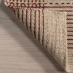 Discount Kirklands Home Plaid Emily Henderson x RugsUSA Area Rug, 5x8 Tan