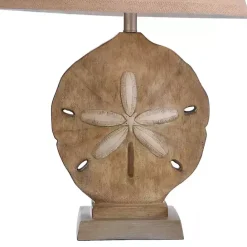 Kirklands Home Sand Dollar Table Lamp Tan