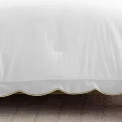 Sale Kirklands Home Tan Scalloped Edge 3-pc. Full/Queen Comforter Set
