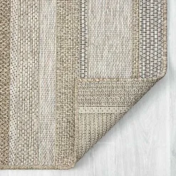 Outlet Kirklands Home Striped Indoor/Outdoor Area Rug, 5x7 Tan