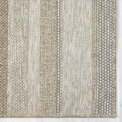 Outlet Kirklands Home Striped Indoor/Outdoor Area Rug, 5x7 Tan
