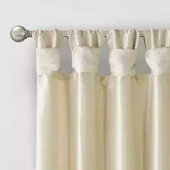 New Kirklands Home Twist Top Curtain Panel, 108 in. Tan