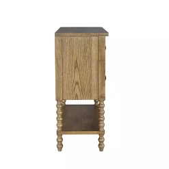 Sale Kirklands Home Wood Turned Legs 2-Drawer Chest Tan