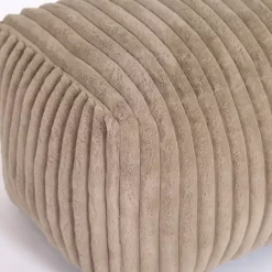 Discount Kirklands Home Taupe Comfy Foam Lounge Ottoman Brown