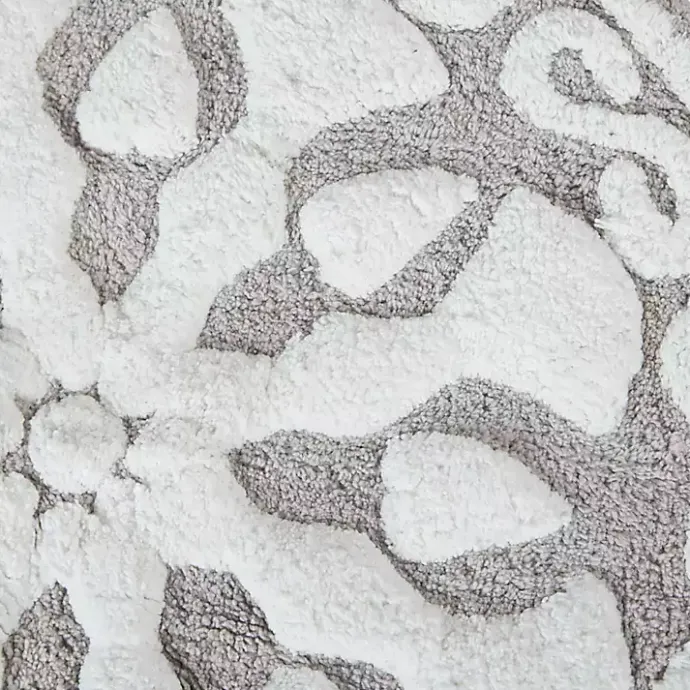 Outlet Kirklands Home Taupe Cotton Tufted Medallion Bath Mat, 25 in. Tan