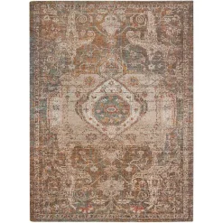 Best Kirklands Home Taupe Eaton Transitional Area Rug, 6x8