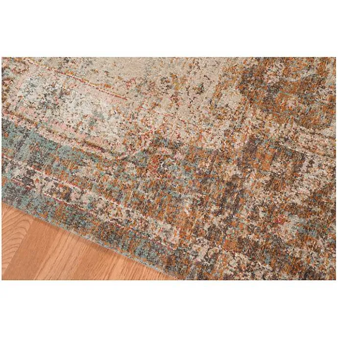 Best Kirklands Home Taupe Eaton Transitional Area Rug, 6x8