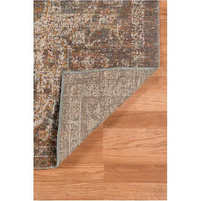 Best Kirklands Home Taupe Eaton Transitional Area Rug, 6x8