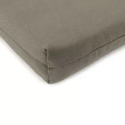 Online Kirklands Home Taupe French Edge Outdoor Chair Cushions, Set of 2 Gray
