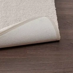 Outlet Kirklands Home Taupe Marshmallow Contour Bath Mat, 24 in. Ivory