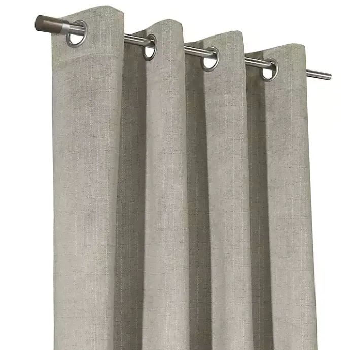Kirklands Home Taupe Paris Velvet Blackout Curtain Panel, 108 in. Tan