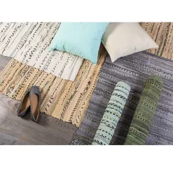 Hot Kirklands Home Taupe Rag Accent Rug Brown